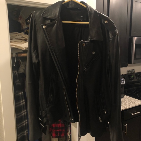 iro mens leather jacket